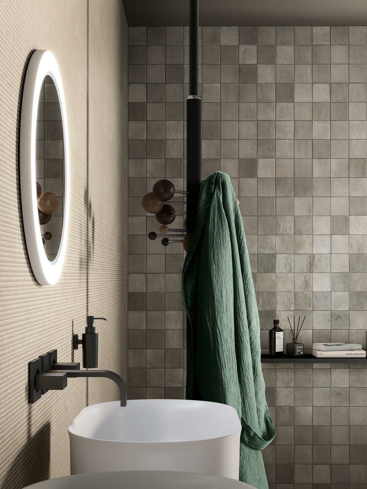 Bella Claypan Gloss 100x100 tiles