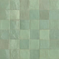 Bella Lichen Gloss 100x100, tiles laid together
