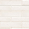 Bevelled Carrara Matt 75x300, true-scale swatch: 400 x 400 mm of wall at real size