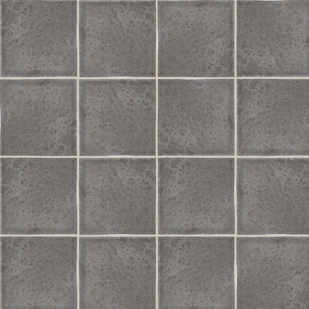 Blaze Antracite Matt 100x100, true-scale swatch: 400 x 400 mm of wall at real size