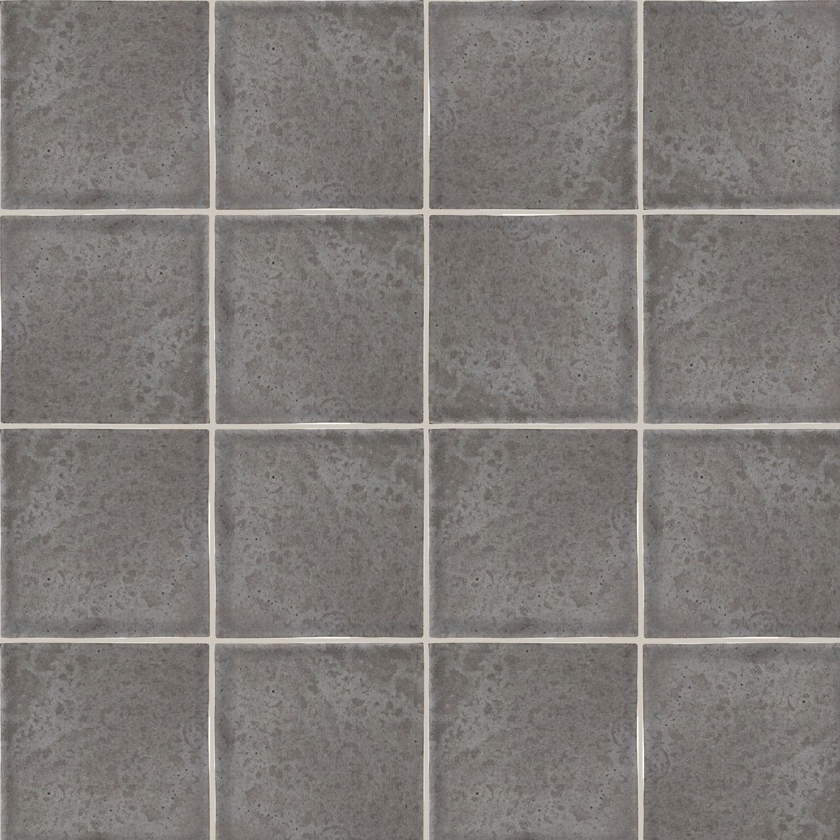 Blaze Antracite Matt 100x100, true-scale swatch: 400 x 400 mm of wall at real size
