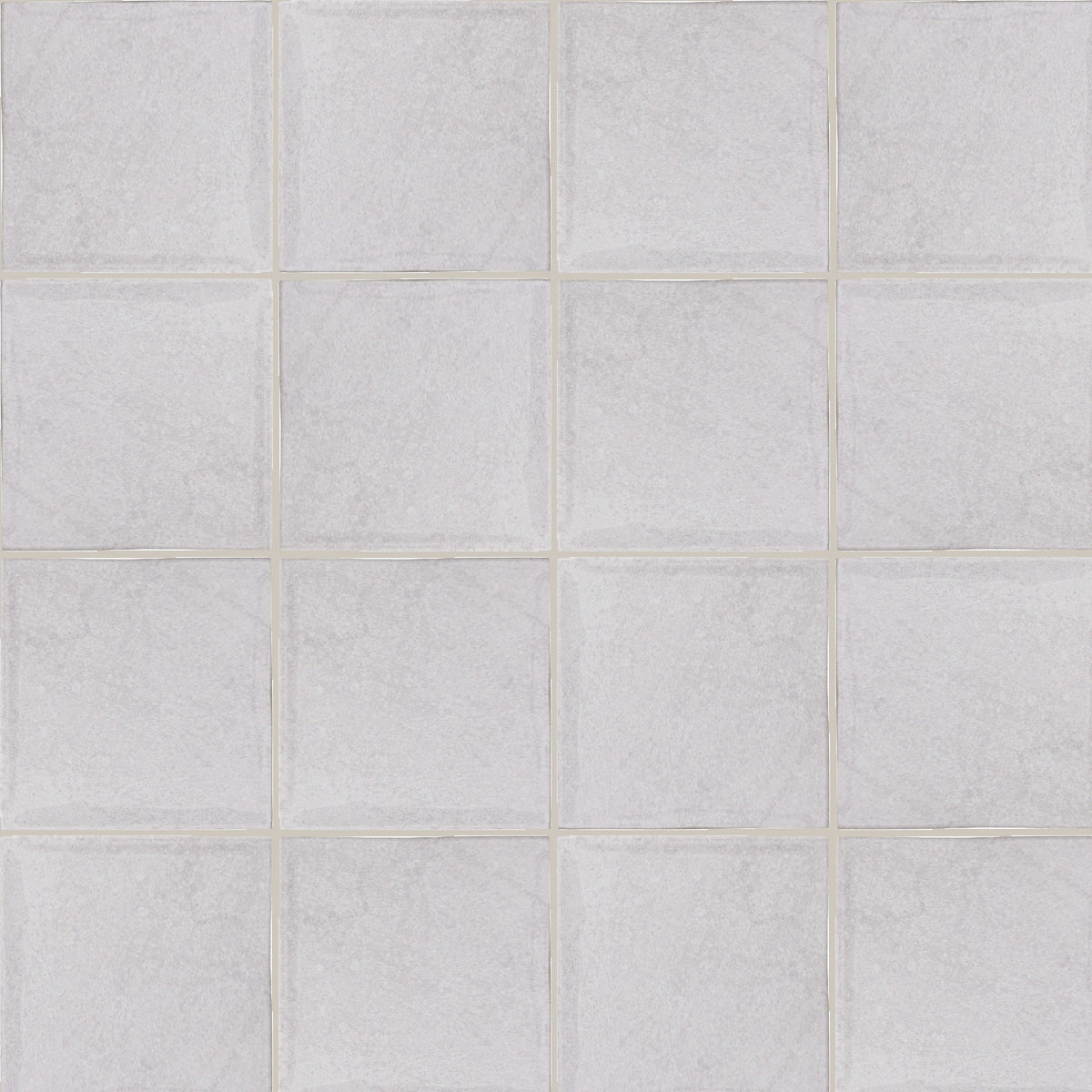 Blaze White Gloss 100x100, true-scale swatch: 400 x 400 mm of wall at real size