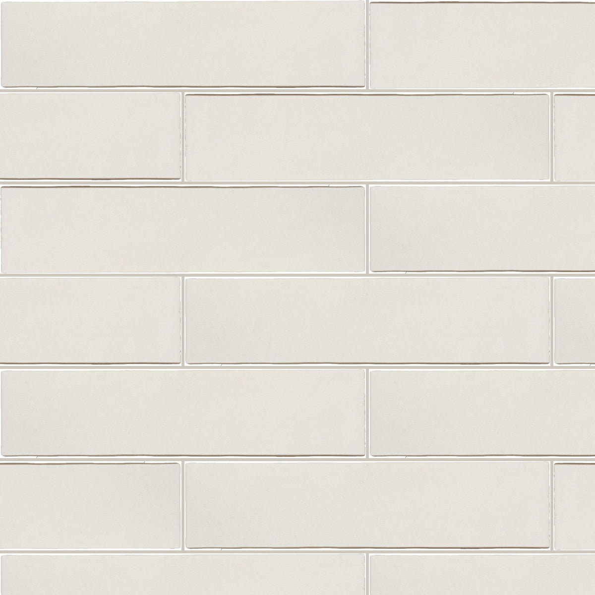 Blocchi White Matt 60x246, true-scale swatch: 400 x 400 mm of wall at real size
