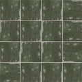 Blocchi Bosco Verde Square Gloss 100x100, true-scale swatch: 400 x 400 mm of wall at real size