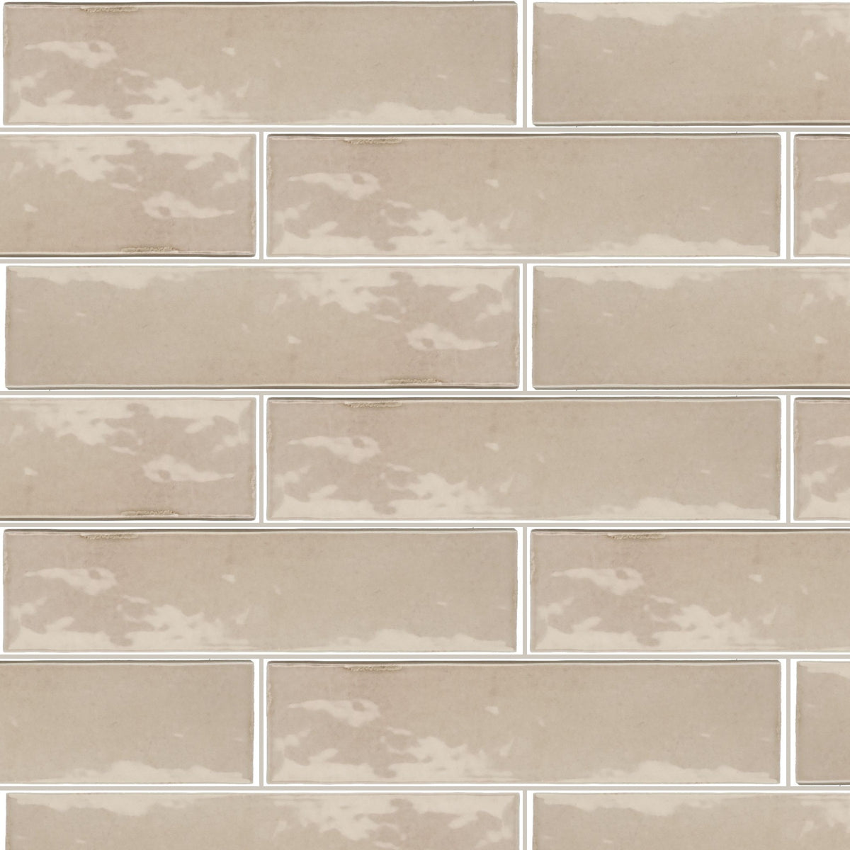 Blocchi Cipria Gloss 60x246, true-scale swatch: 400 x 400 mm of wall at real size