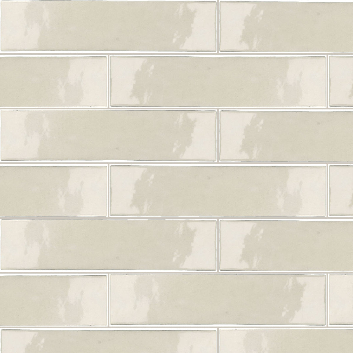 Blocchi Natural Gloss 60x246, true-scale swatch: 400 x 400 mm of wall at real size