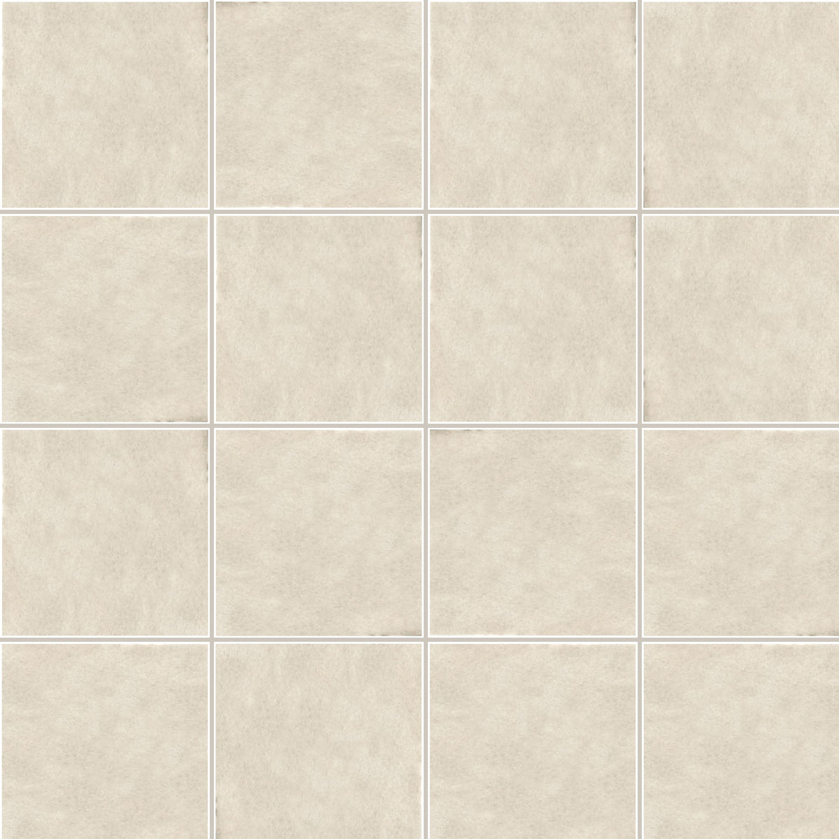 Blocchi Natural Matt 100x100, true-scale swatch: 400 x 400 mm of wall at real size