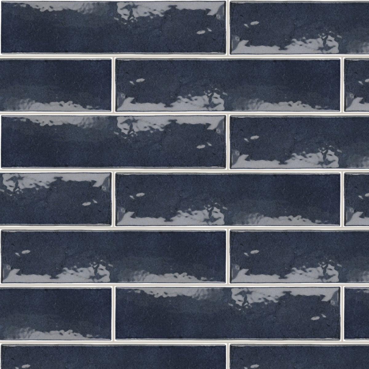 Blocchi Ocean Gloss 60x246, true-scale swatch: 400 x 400 mm of wall at real size