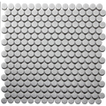 Bluegum Whitecap Penny Mosaic Matt 292x315, tiles laid together