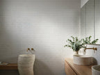 Bluegum Whitecap Penny Mosaic Matt 292x315 tiles in a room