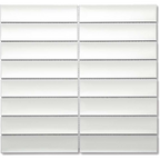 Bogong Ghost Gum Finger Mosaic Matt 32.5x145, tiles laid together