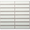 Bogong Macadamia Finger Mosaic Gloss 32.5x145, tiles laid together