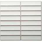 Bogong Macadamia Finger Mosaic Gloss 32.5x145, tiles laid together