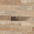 Bristol Cream Brick 7 60x250, true-scale swatch: 400 x 400 mm of wall at real size
