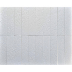 Campaspe Pipeclay Textured Honed 75x300, tiles laid together