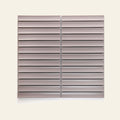 Concave Sumi Pink Matt 20x145 Finger Mosaic, true-scale swatch: 400 x 400 mm of wall at real size