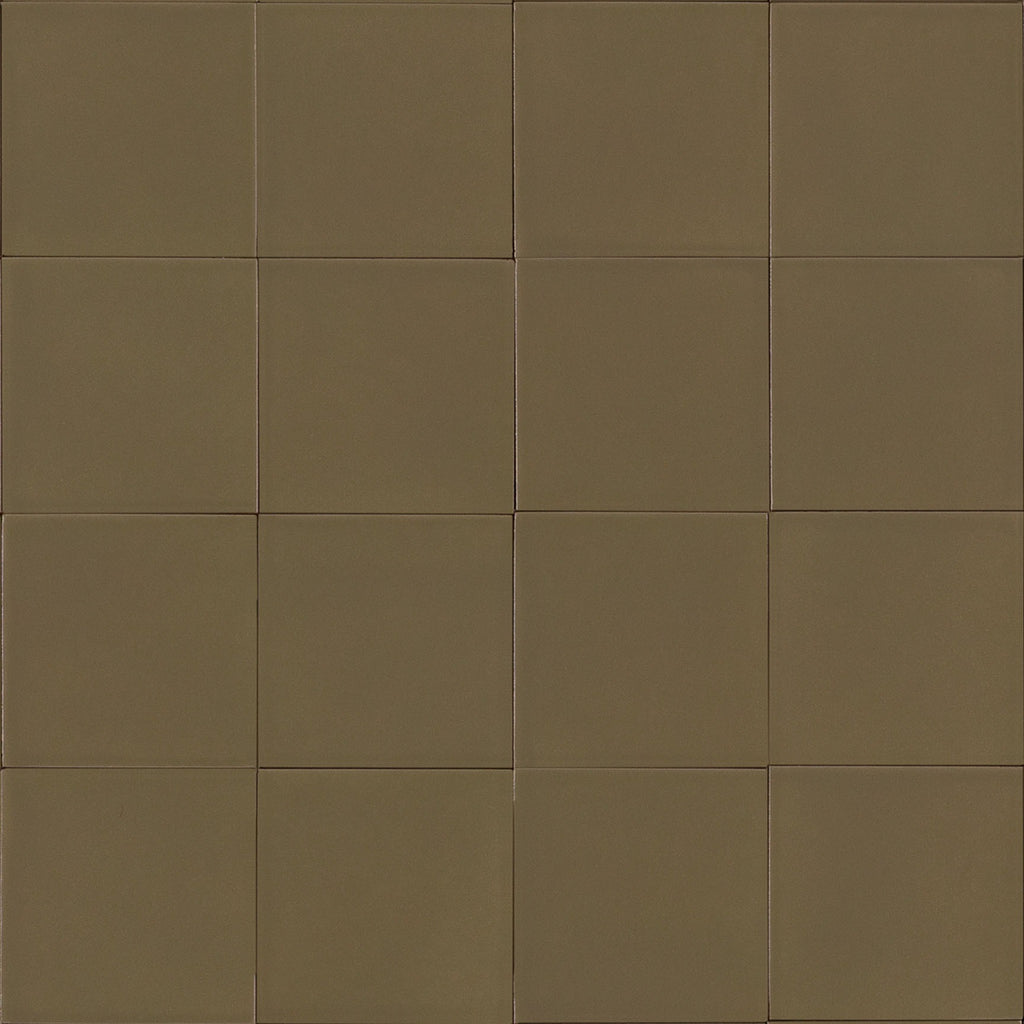 Confetto Kaki Matt 100x100, tiles laid together