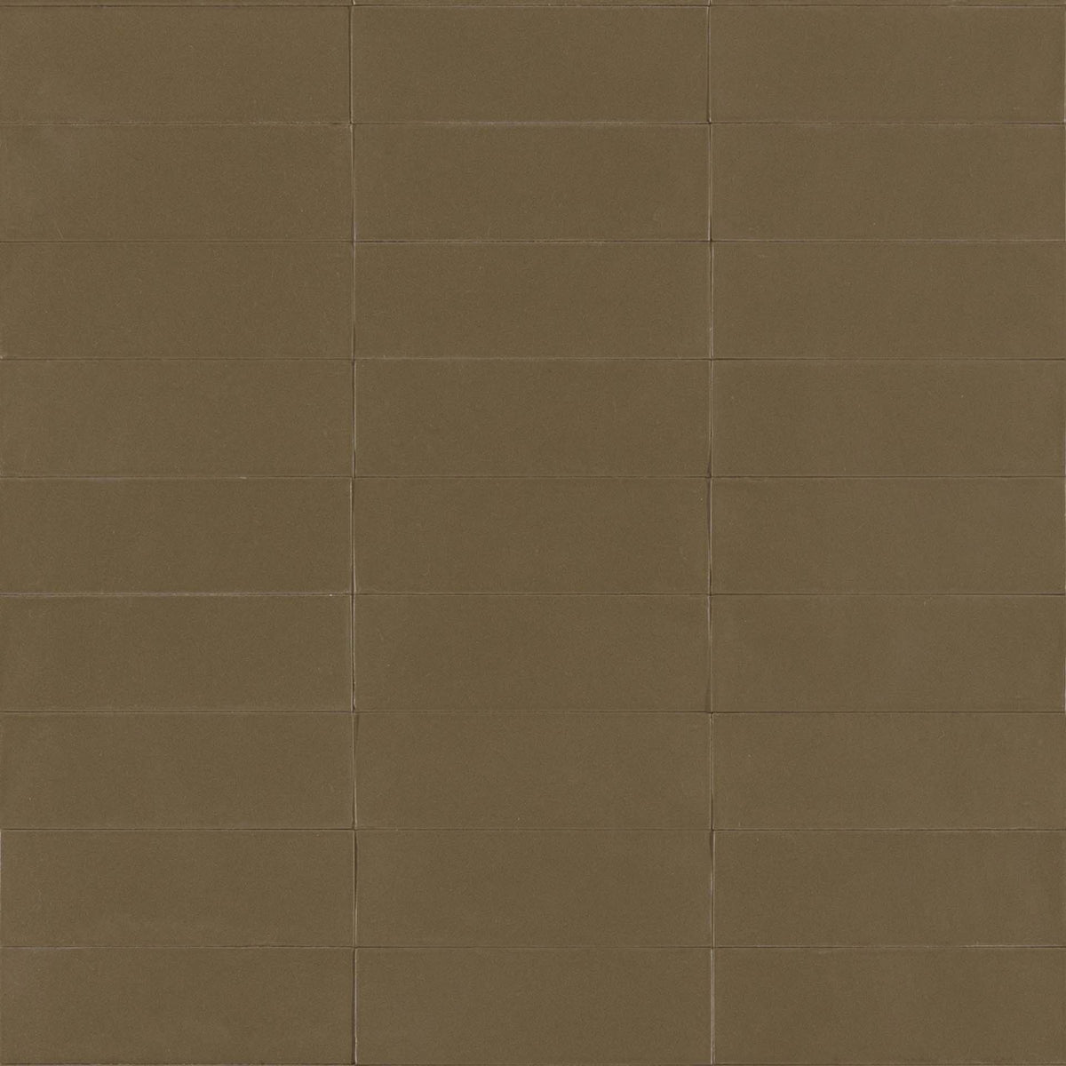 Confetto Kaki Matt 50x150, tiles laid together