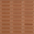 Confetto Mattone 3D Matt 50x150, tiles laid together