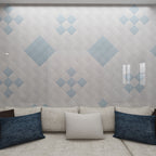 Correa Surf Foam Wave Gloss 150x150 tiles in a room