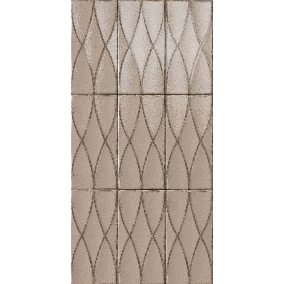 Formaviva Woven Tufo Glazed 125x250, tiles laid together