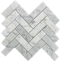 Gellibrand Cirrus Herringbone Mosaic Honed 30x100, tiles laid together