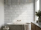 Grampians Scribbly Gum Mosaic Honed 50x100 tiles in a room