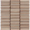 Hakea Claypan Finger Mosaic Glazed 12x92, tiles laid together