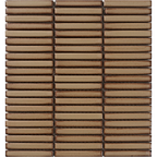 Hakea Tanbark Finger Mosaic Glazed 12x92, tiles laid together