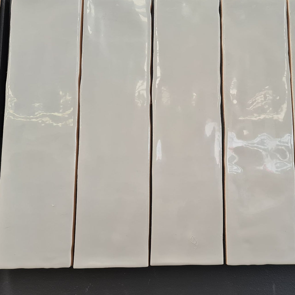 Hand Made New Dune Ash Gloss 75x300, tiles laid together