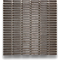 Hawkesbury Bark Finger Mosaic Satin 9.5x47, tiles laid together