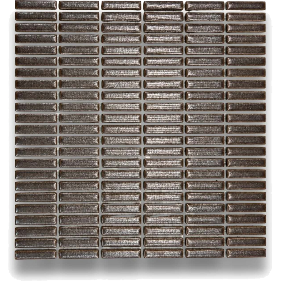 Hawkesbury Bark Finger Mosaic Satin 9.5x47