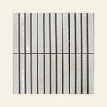 Hikari Finger Linen Gloss 20x145 Finger Mosaic, true-scale swatch: 400 x 400 mm of wall at real size