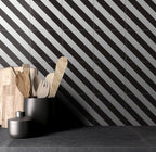 Huon Black Salt Decor Matt 200x200 tile