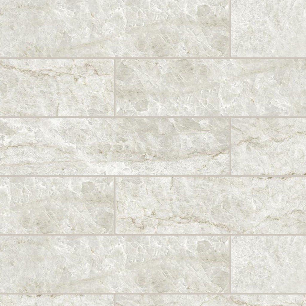 Imperial Marble Taj Mahal Matt 75x300, true-scale swatch: 400 x 400 mm of wall at real size