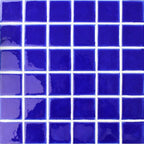 Ironbark Indigo Pool Mosaic Gloss 48x48, tiles laid together