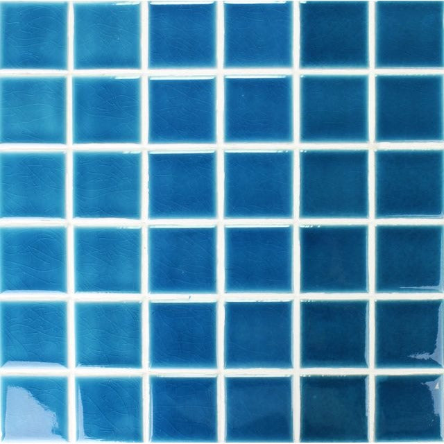 Ironbark Reef Crackle Pool Mosaic Gloss 48x48