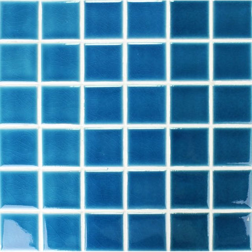 Ironbark Reef Crackle Pool Mosaic Gloss 48x48, tiles laid together