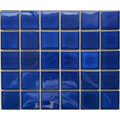 Ironbark Sapphire Pool Mosaic Gloss 48x48, tiles laid together