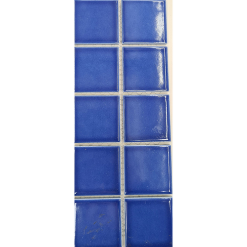 Ironbark Twilight Pool Mosaic Gloss 48x48, tiles laid together