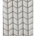 Karri Whitecap Chevron Glass Mosaic Matt 60x120 tile