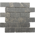 Kinglake Grey Gum Mosaic Tumbled 48x98, tiles laid together