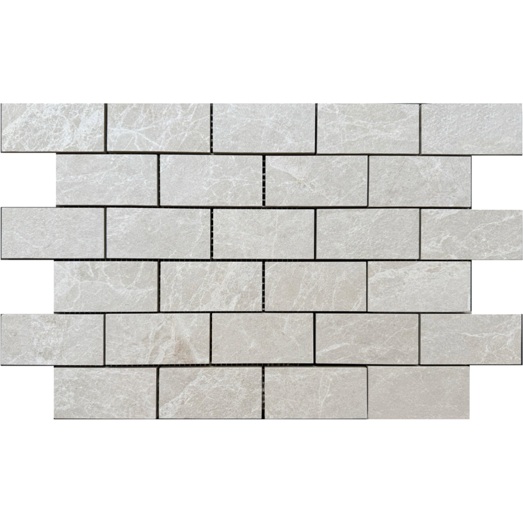 Kinglake Tidal Sand Mosaic Matt 48x98, tiles laid together