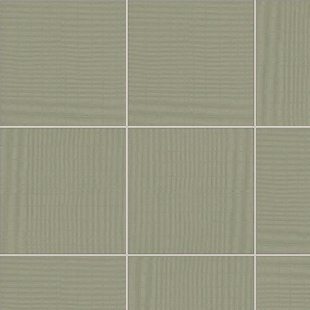 Kizuya Green Textured Matt 163x163, true-scale swatch: 400 x 400 mm of wall at real size
