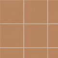 Kizuya Terracotta Textured Matt 163x163, true-scale swatch: 400 x 400 mm of wall at real size