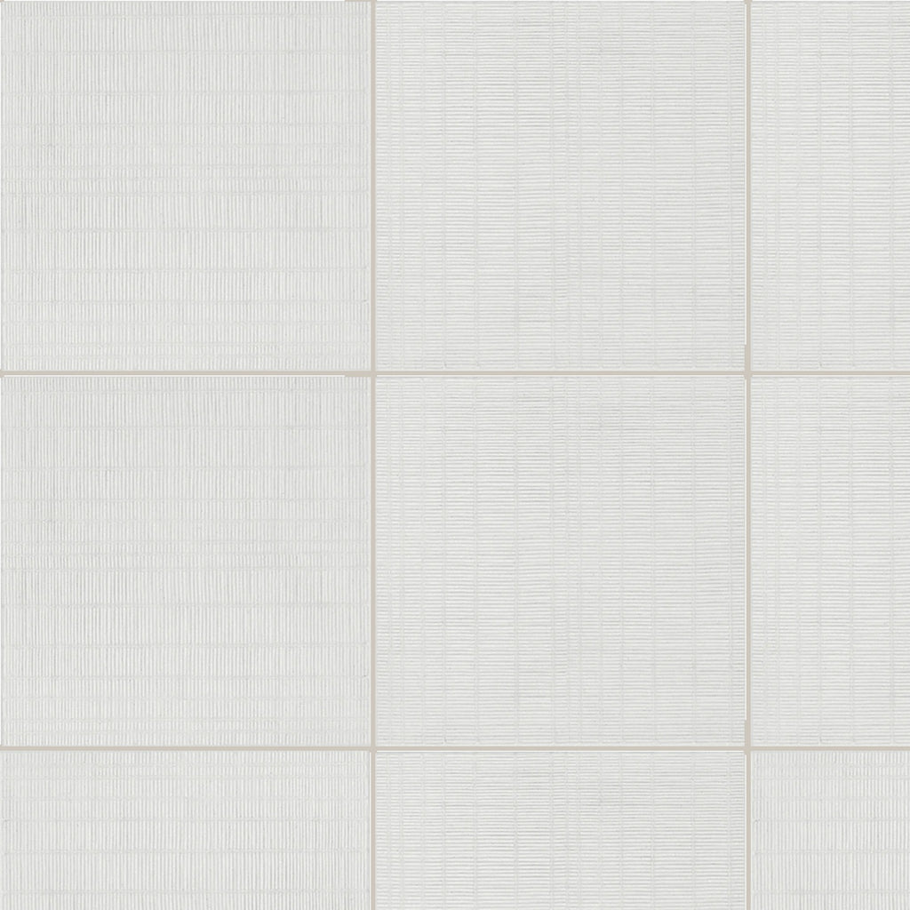 Kizuya White Textured Matt 163x163, true-scale swatch: 400 x 400 mm of wall at real size