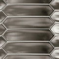 Lanse Metallic Silver Gloss 50x250, tiles laid together