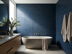 Lava Deep Swell Matt 65x200 tiles in a room