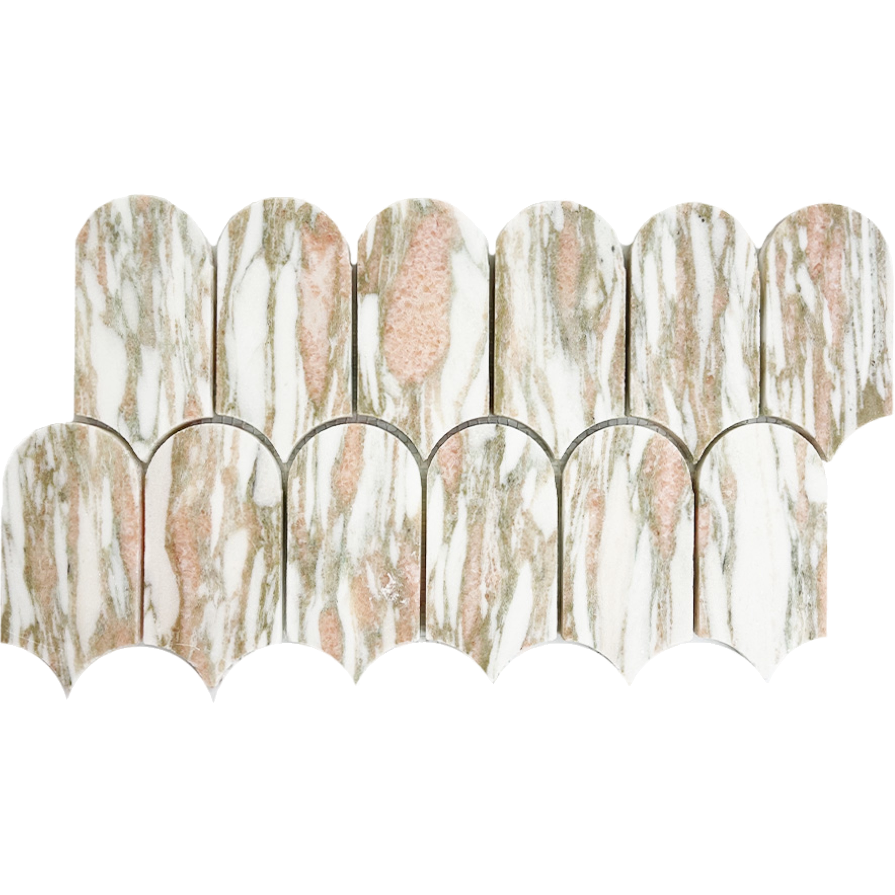 Lillypilly Boronia Fish Scale Honed 50.8x103.4