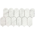 Lillypilly Cirrus Fish Scale Honed 50.8x103.4, tiles laid together